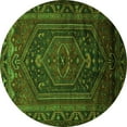 thumbnail image 1 of Ahgly Company Indoor Round Persian Green Traditional Area Rugs, 5' Round, 1 of 1