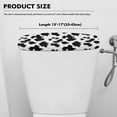 thumbnail image 5 of ZIATUBLE Cow Print Toilet Tank Lid Covers Reusable Toilet Tank Dust Cover Standard Toilet Tank Lids Set of 2 Easy to Clean Toilet Cover Lid Protective Cover Universal Toilet Tank Replacement, 5 of 5