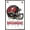 Barnwood Framed Version, variant on NFL Tampa Bay Buccaneers - Drip Helmet 20 Wall Poster, 14.725" x 22.375", Framed