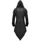 thumbnail image 3 of S-5XL Men New Fashion Devil Fashion Mens Gothic Style Hooded Jacket Coat Red Black Diesel Punk Assassin Creed Cosplay Costume Cardigans Coat for Men, 3 of 4