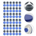 200 Pcs Vial Injection Port Self Healing Rubber Stopper And Aluminum 200-pcs-vial-injection-port-self-healing-rubber-stopper-and-aluminum