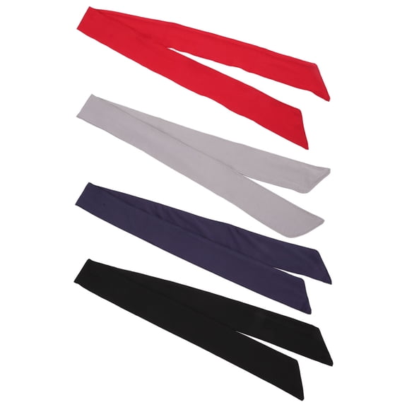 NICERIO 4Pcs Yoga Headband Breathable Fitness Sweatband for Running Gym and Outdoor Sports