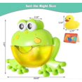thumbnail image 4 of Baby Bath Bubble Toys Set, Automatic Frog Bubble Maker Kids Bath Bubble Machine With 12 Music Baby Fun Bath Toys, 4 of 4