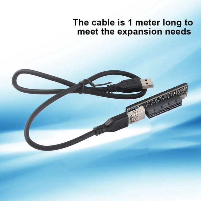 Cable de Extensión de la Interfaz PCI-E X1, Transferencia PCI-E4X 1 Metro Cable de Extensión Pci-E4x, Cable de Extensión de Placa Base ABS para PC C IMomputer
