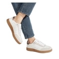 thumbnail image 3 of LUCKY STEP Classic Retro Sneakers Fashion Casual Shoes,White&Beige,Womens, 3 of 6
