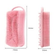 thumbnail image 6 of Double Sided 2 in 1 Silicone Body Scrubber Body Brush Gentle Shower Supplies Pink, 6 of 6