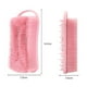 thumbnail image 5 of Depurador Corporal de Silicona, Masajeador de Cuero Cabelludo, Exfoliante Corporal, Cerdas Suaves, Cepillo de Champú para Baño, Depurador de Cabeza P , Rosa, 5 of 8