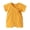 Yellow, variant on Boys Girls Summer Romper Short Sleeve Button Open Crotch Jumpsuits Unisex Loose Comfy Romper