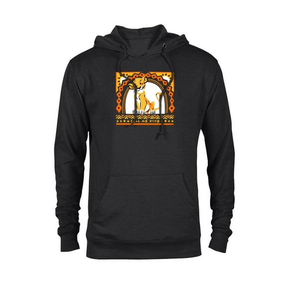 Disney The Lion King Simba Call Me King - Pullover Hoodie for Adults - Customized-Black