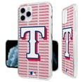 thumbnail image 2 of Texas Rangers Text Backdrop Clear iPhone Case, 2 of 7