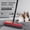 red, variant on Pet Hair Removal Carpet Rake Rubber Broom with Removal Gloves,50 inch Adjustable Handle Pet Hair Remover Tool