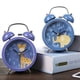 thumbnail image 4 of Reloj despertador de dibujos animados for dormitorio, mesita de noche, campana de Metal, reloj despertador pequeño, patrón de animales encantadores for niños con luz nocturna, reloj despertador, 4 of 7