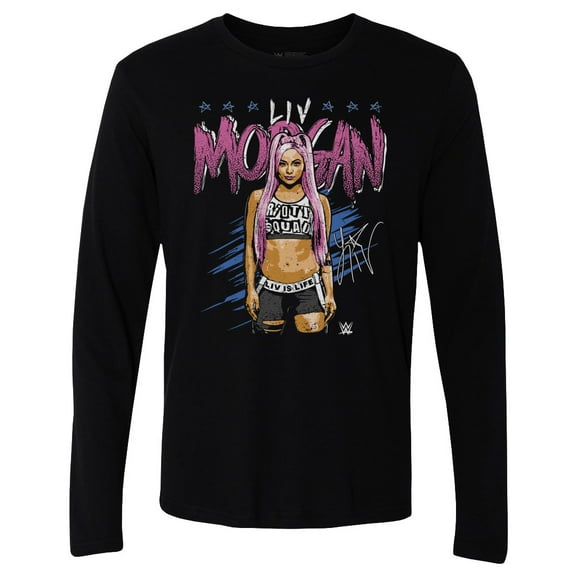 Men's 500 Level Black Liv Morgan Pop Long Sleeve T-Shirt