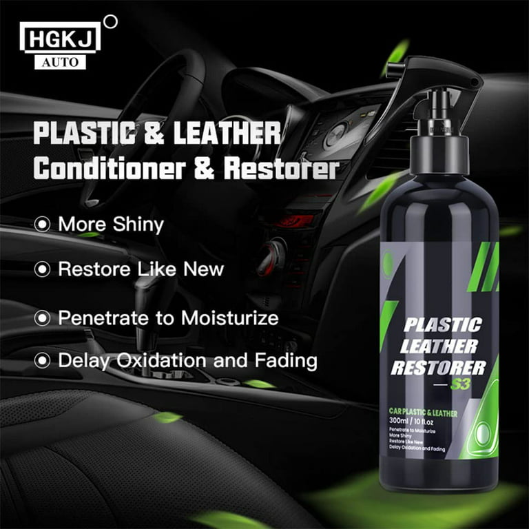 Plastic Restorer Back To Black Gloss Coating Agent Car Plastic Rubber  Exterior Repair Polish Clean Restoration