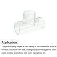 thumbnail image 3 of 1Pack Pipe Elbow Connector, 20mm/0.79" 3 Way Elbow T-Shaped for Aquariums, 3 of 6