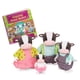 thumbnail image 1 of Li'l Woodzeez – The Moosicalmoo Cow Family – Non Flocked – Set of 4 Collectible Posable Cow Figures with Storybook – Pretend Play Doll Figures – Gift Toy for Kids Age 3+, 1 of 5