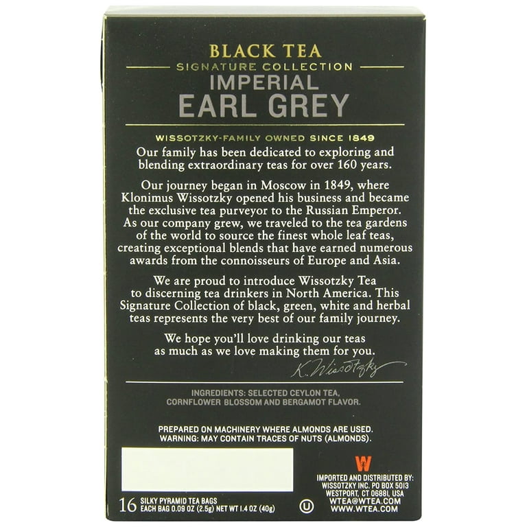  Wissotzky Tea Signature Collection Imperial Earl Grey