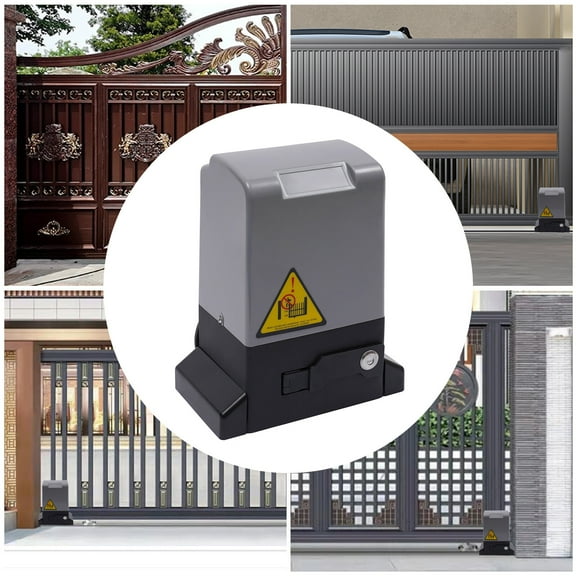 CO-Z Sliding Gate Opener 4400lbs Automatic Door Operator w/ Remote Control 750W with the Maximum Application Weight of 1800kg