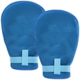 thumbnail image 2 of 2 Pcs Restraint Gloves, Elderly Anti-Scratch Mitts with Zipper Opening, Extended Straps, Finger Loops, Anti-Scratch Board, Hand Gloves Protector to Prevent Scratching, 6.7x10.6 in, 2 of 6
