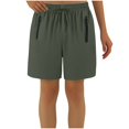 thumbnail image 1 of Yuyuzo Shorts for Women High Waisted Drawstring Unisex Quick Drying Shorts with Zipper Pockets, 1 of 6