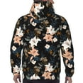 thumbnail image 7 of Sikiie Lilies Flowers Men's Hoodie, Essentials Hoodie, Sweatshirt, Pullover Hooded Sweatshirt for Men-4X-Large, 7 of 7