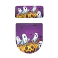 thumbnail image 5 of HELLHERO Ghost Pumpkin Night Fashion for Modern Bathrooms, Fits All Toilet Shapes Polyester Fabric Bathroom Toilet Cozy Set, Elastic Bottom, Soft, Pack of 2, 5 of 8
