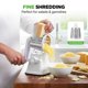 thumbnail image 4 of Rallador de Queso NutriChef 3 en 1 Giratorio con Base de Succión, 4 of 8