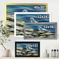 thumbnail image 4 of Designart 'Portrait of Seagull Birds By The Sea' Nautical & Coastal Framed Art Print, 4 of 4