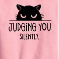 thumbnail image 2 of Instant Message - Judging You - Toddler And Youth Crewneck Fleece Sweatshirt, 2 of 5