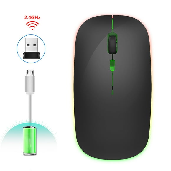 Wireless MouseHXSJ Wireless Mouse Rechargeable Computer Mouse Mouse Unrivaled Performance