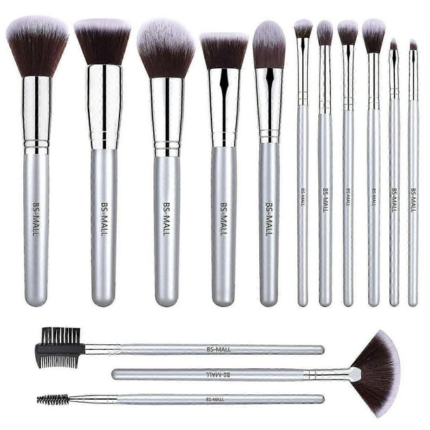 14 Pack Brush Of Synthetic Makeup Brush Sets, Foundation Brush, Concealer Brush, Eye Shadow Brush, Makeup Brush Set