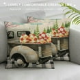 thumbnail image 3 of Nawypu Happy Easter Pillow Covers Welcome Easter Egg Rabbit Decorative Pillow Cases Holiday Throw Cushion Cover for Home Sofa Office Car Decor, 3 of 5