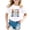 White, variant on AJIWYH School Shirts for Girls,Children Fashion Casual Print Round Neck Loose Short Sleeve T Shirt Top,Kids Clothes for 6-7 Years,Black