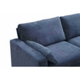 thumbnail image 3 of Cterwk Modern Upholstered Sofa Couch with Wood Frame, 2 Seat Loveseat Sofa for Living Room, Bedroom, Office, Blue, 3 of 5