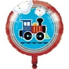 All Aboard Train Mylar Balloon, each