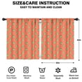 thumbnail image 2 of Blackout Kids Curtains,Coral Green Dinosaur Pattern Childrens Insulated Curtains Set Of 2,Bedroom Essentials,Toddler Room Decor 52"x63", 2 of 5