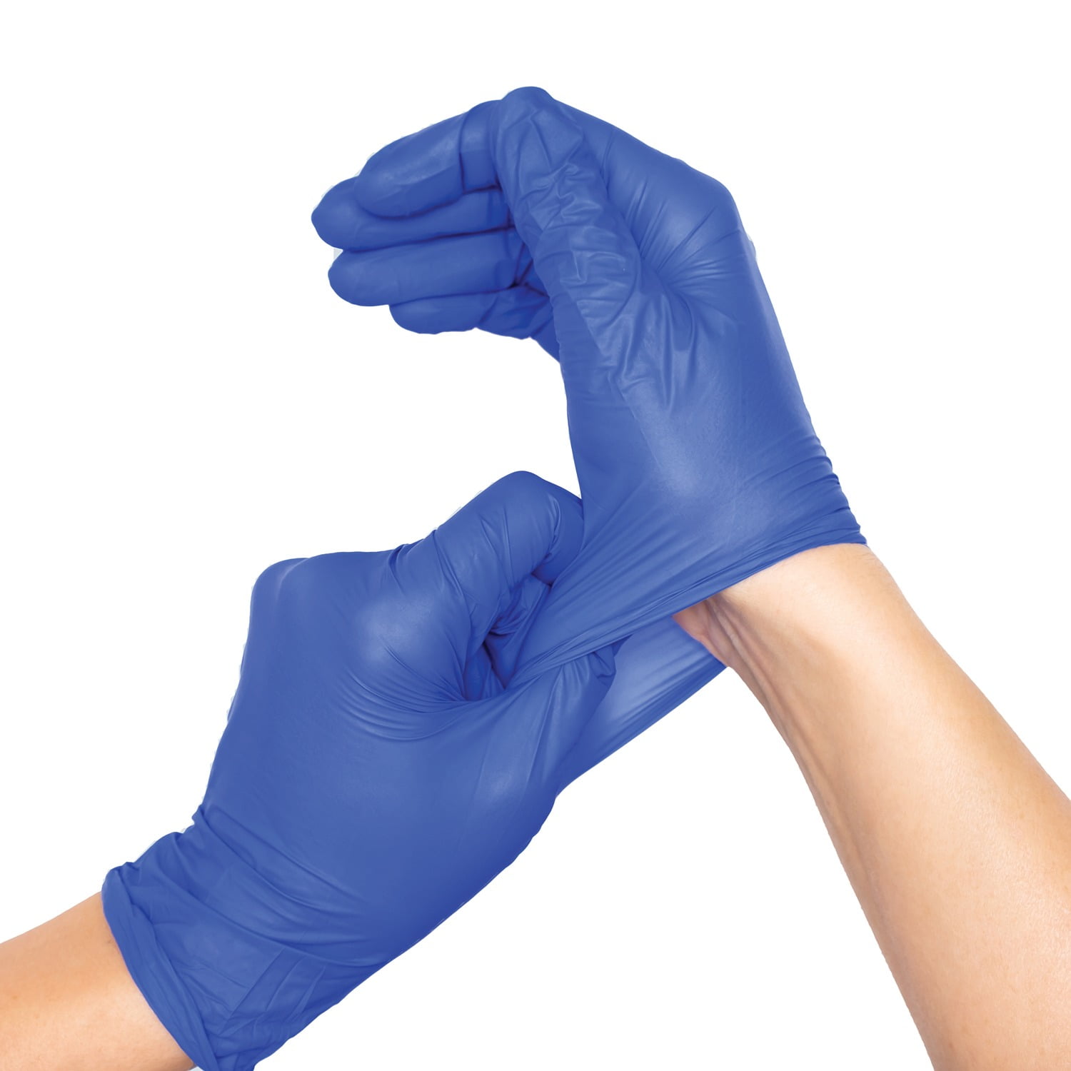 SYSCO HIGH Performance Nitrile Gloves Large Powder Free Blue