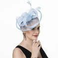 thumbnail image 6 of Lightweight Feathered Fascinator Hat with Headbands and Adjustable Clip Hair Accessory Hairband For Prom Event Costume, 6 of 9