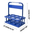 thumbnail image 3 of Foldable Plastic Beverage Carrier for 6 Cans or Bottles with Handle for Easy Transport and Storage, 3 of 5
