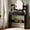 30.31" Black, variant on UGTOO Mid-Century Modern Walnut Makeup Vanity Desk with Lighted Mirror, Vanity Table with Charging Station (2 AC/USB/Type-C), 3 Color Touch Lighting, 2 Fluted Drawers for Bedroom