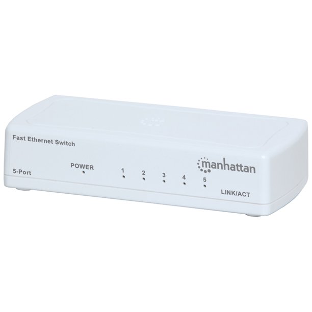 Manhattan 5Port Fast Switch Desktop Size PowerSaving