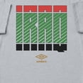 thumbnail image 2 of Umbro Men's Iraq Stacked Soccer T Shirt (Grey Heather, S-XXXL), 2 of 4