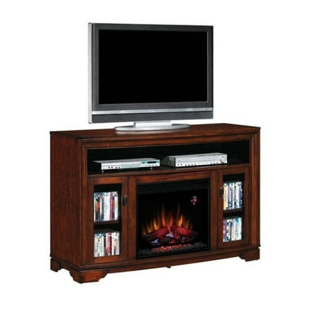Classic Flame Palisades Electric Fireplace and TV Stand in Empire Cherry  Walmart.com