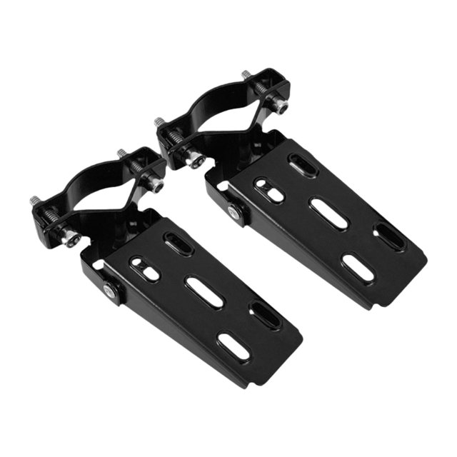 2 pedales traseros para bicicleta eléctrica, reposapiés para bicicleta eléctrica, repuestos versátiles Negro