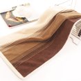 thumbnail image 2 of Pidada Striped Pattern 100% Cotton Hand Towels for Bathroom 13.8 x 29.5 Inch Set of 4 (Brown), 2 of 7