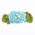 thumbnail image 3 of Apliques de flores de ganchillo Soledad 5 Aplicaciones azul, 3 of 7