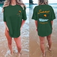thumbnail image 6 of Xmyrz Oversized Tshirts For Women Casual Beach Graphic Summer Tees Baggy Aesthetic Short Sleeve Crew Neck Vacation Tops, 6 of 8