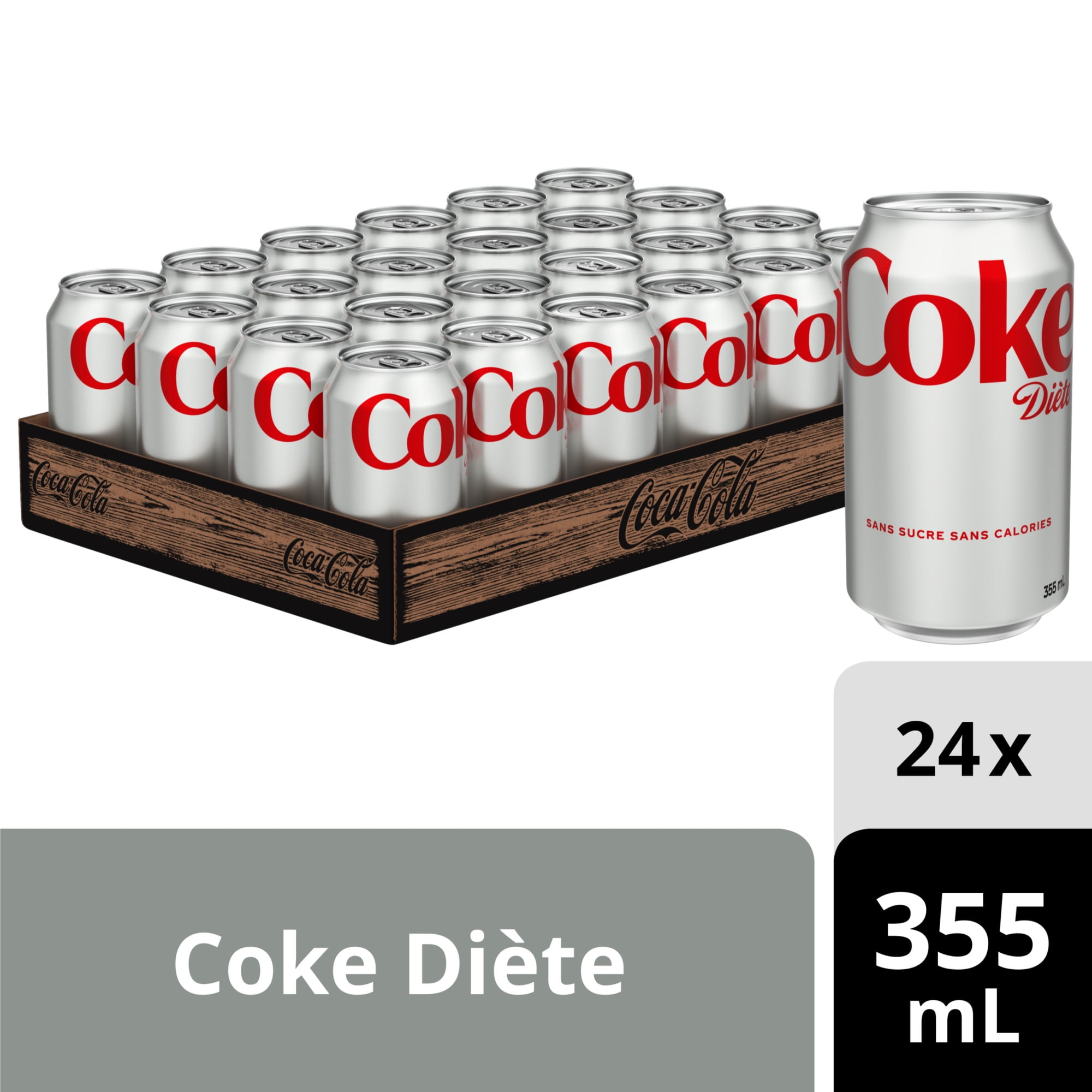 Diet Coke Cans, 355 mL, 24 Pack, 24 x 355 mL