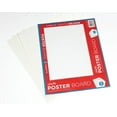 Ucreate Poster Display Boards, White, 11" x 14", 5 Sheets