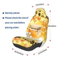 thumbnail image 3 of Balery Honey Bee Pattern Car Seat Cover - Soft & Breathable Front Premium Covers with Non-Slip Protector Fits Most Automotive, Vans, SUVs, Trucks - 1 Unit, 3 of 5